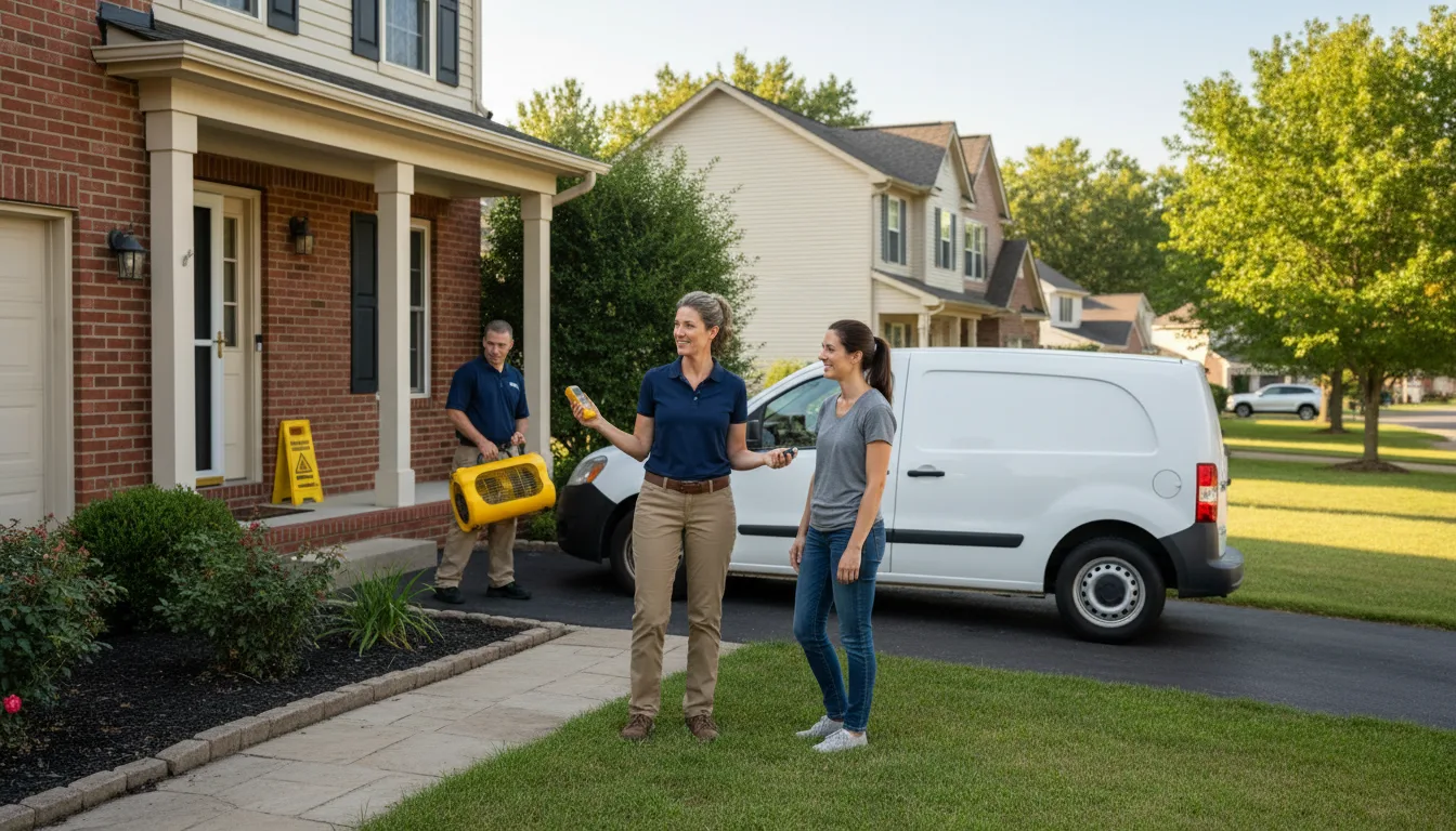 Residential water damage restoration in Butte, NE